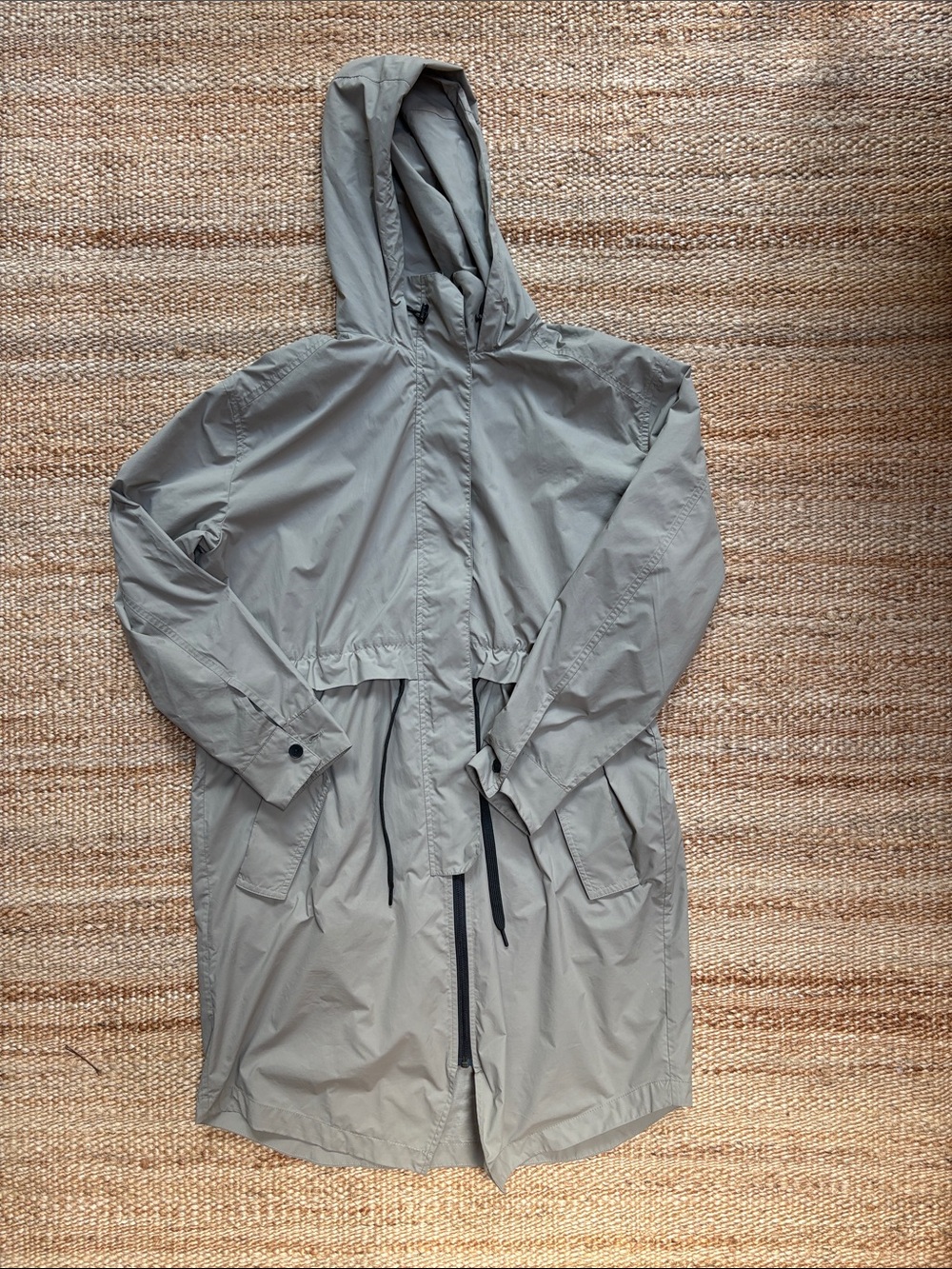 Women's Everlane Hooded Lightweight Parka Jacket - stone